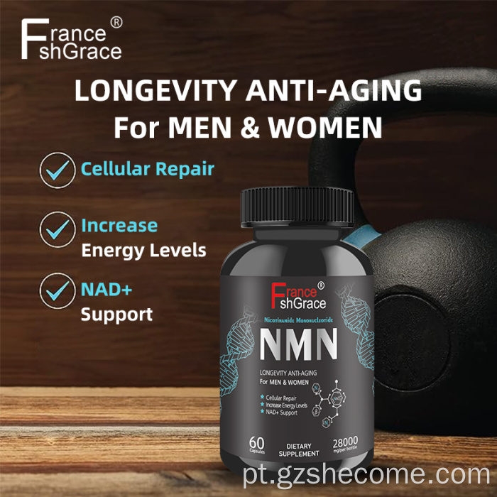 Cápsulas NMN atrasar a angústia de nad+ níveis de nmn cápsulas